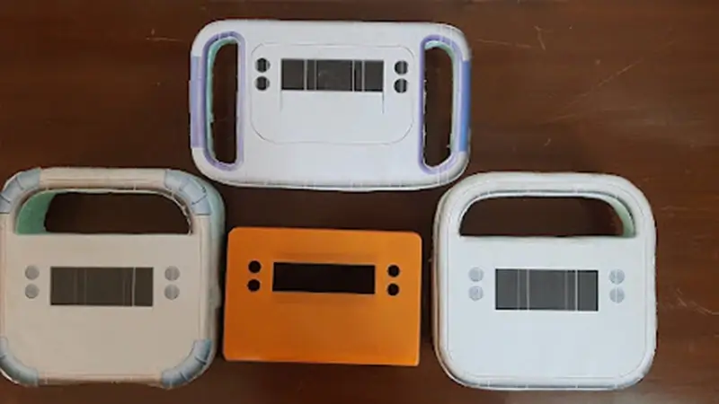 Different mockups of Hexis